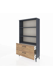 Arges Dolap 3 Raflı 2 Çekmeceli 88x30x163 - S21M004V6A
