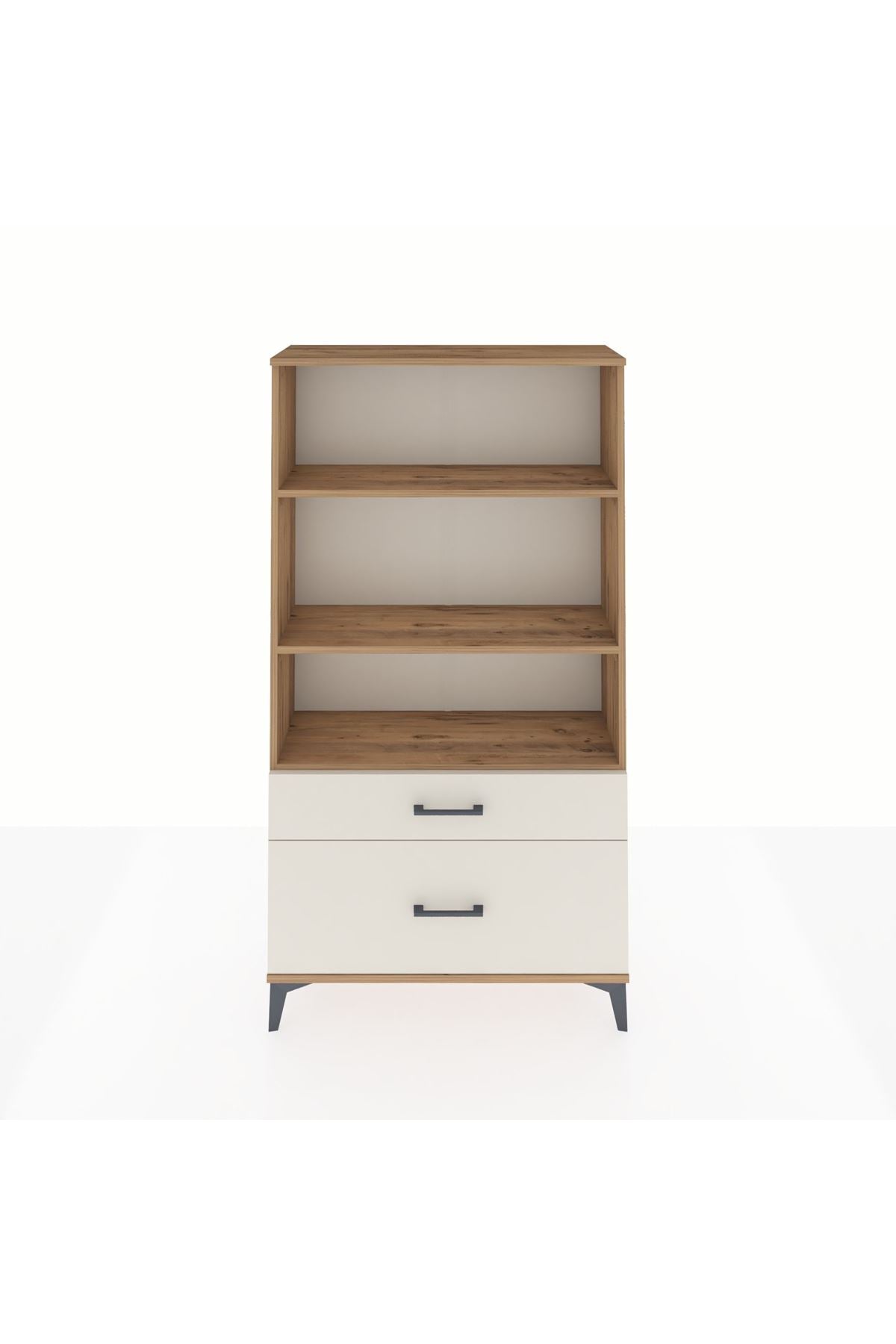 Arges Dolap 3 Raflı 2 Çekmeceli 88x30x163 - S21M004V7A