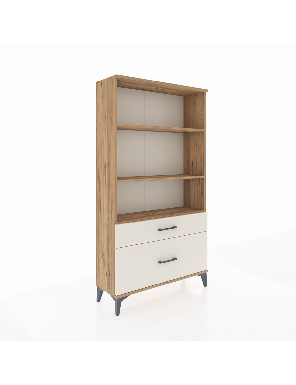 Arges Dolap 3 Raflı 2 Çekmeceli 88x30x163 - S21M004V7A
