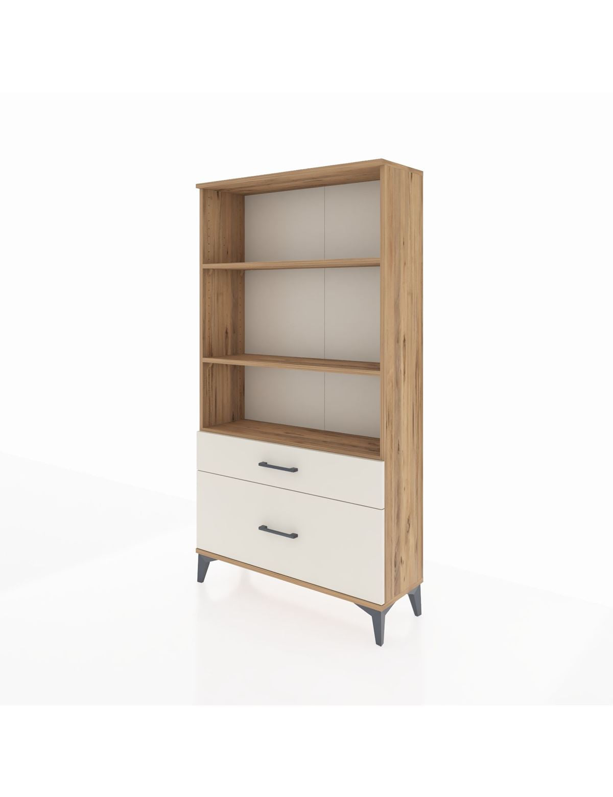 Arges Dolap 3 Raflı 2 Çekmeceli 88x30x163 - S21M004V7A