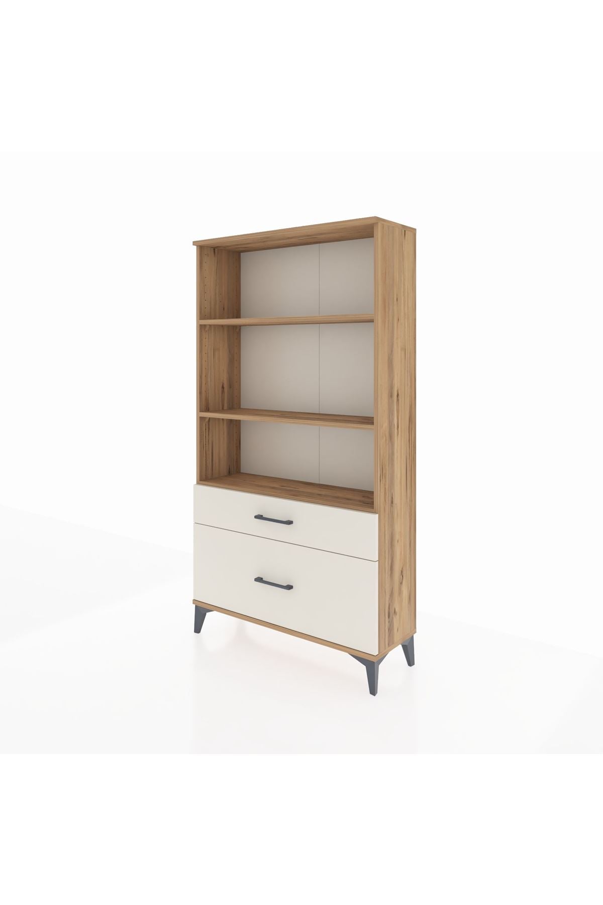 Arges Dolap 3 Raflı 2 Çekmeceli 88x30x163 - S21M004V7A