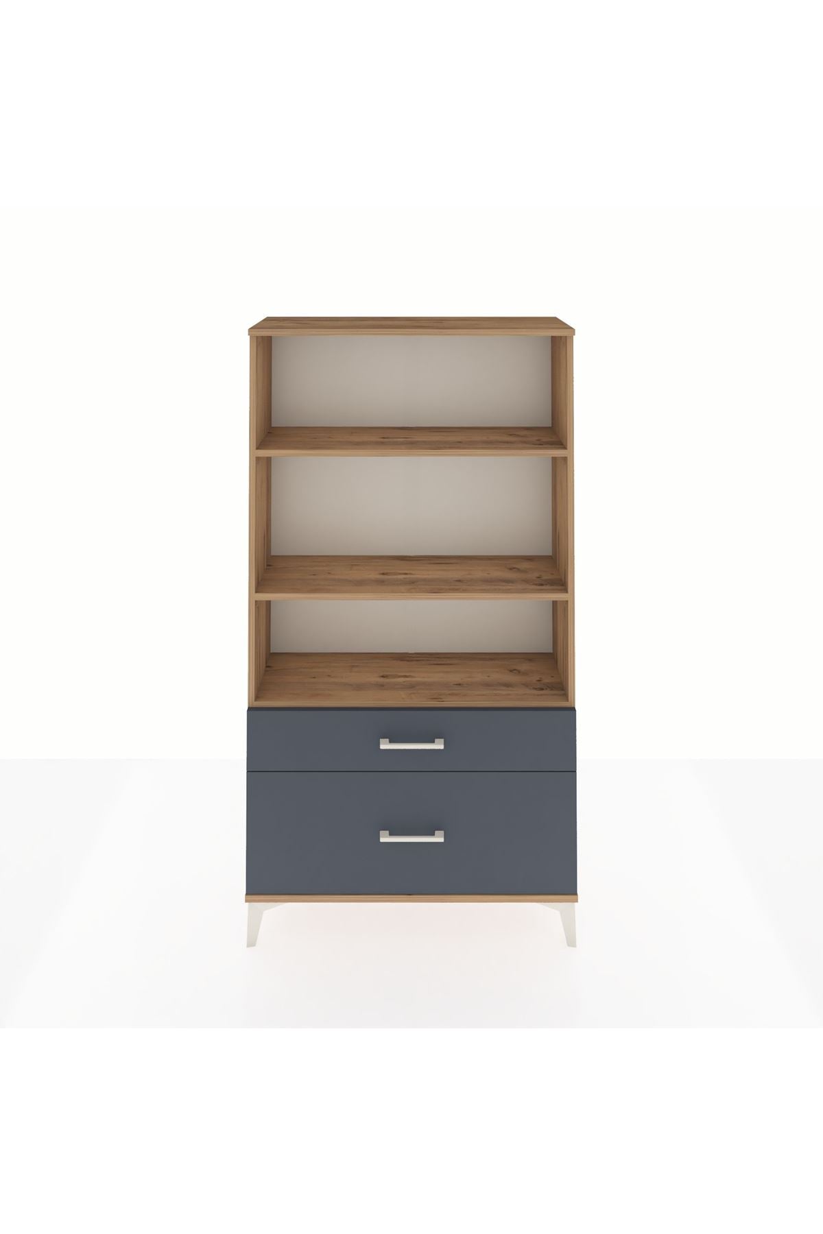 Arges Dolap 3 Raflı 2 Çekmeceli 88x30x163 - S21M004V8A