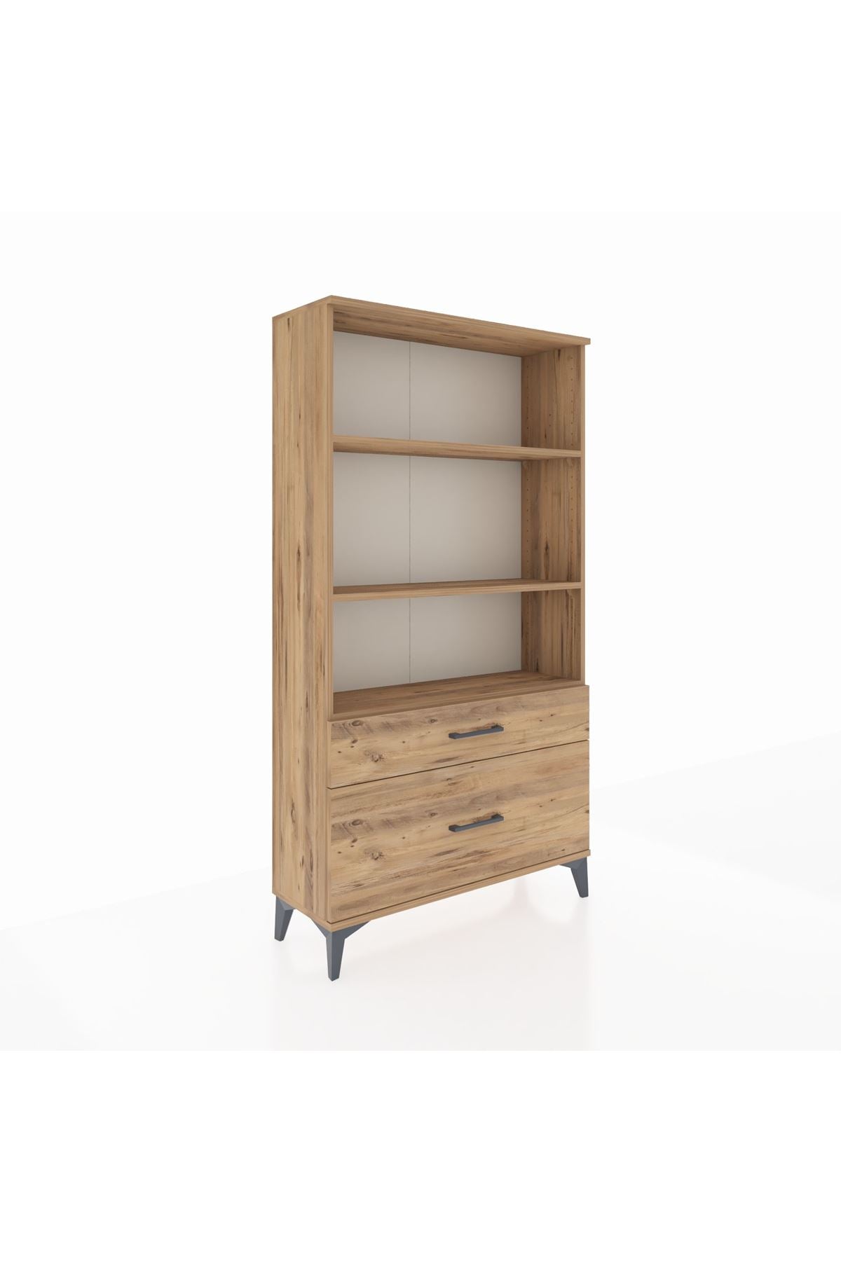 Arges Dolap 3 Raflı 2 Çekmeceli 88x30x163 - S21M004V9A