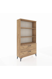 Arges Dolap 3 Raflı 2 Çekmeceli 88x30x163 - S21M004V9A
