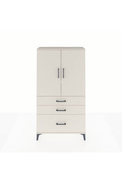 Arges Dolap 3 Raflı 3 Çekmeceli 2 Kapaklı 88x30x163 - S21M005V1A