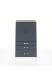 Arges Dolap 3 Raflı 3 Çekmeceli 2 Kapaklı 88x30x163 - S21M005V2A