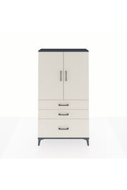 Arges Dolap 3 Raflı 3 Çekmeceli 2 Kapaklı 88x30x163 - S21M005V4A