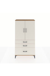 Arges Dolap 3 Raflı 3 Çekmeceli 2 Kapaklı 88x30x163 - S21M005V7A