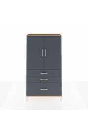 Arges Dolap 3 Raflı 3 Çekmeceli 2 Kapaklı 88x30x163 - S21M005V8A