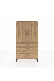 Arges Dolap 3 Raflı 3 Çekmeceli 2 Kapaklı 88x30x163 - S21M005V9A