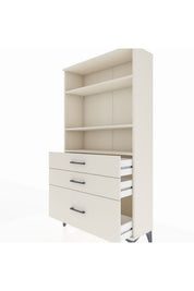 Arges Dolap 3 Raflı 3 Çekmeceli 88x30x163 - S21M006V1A