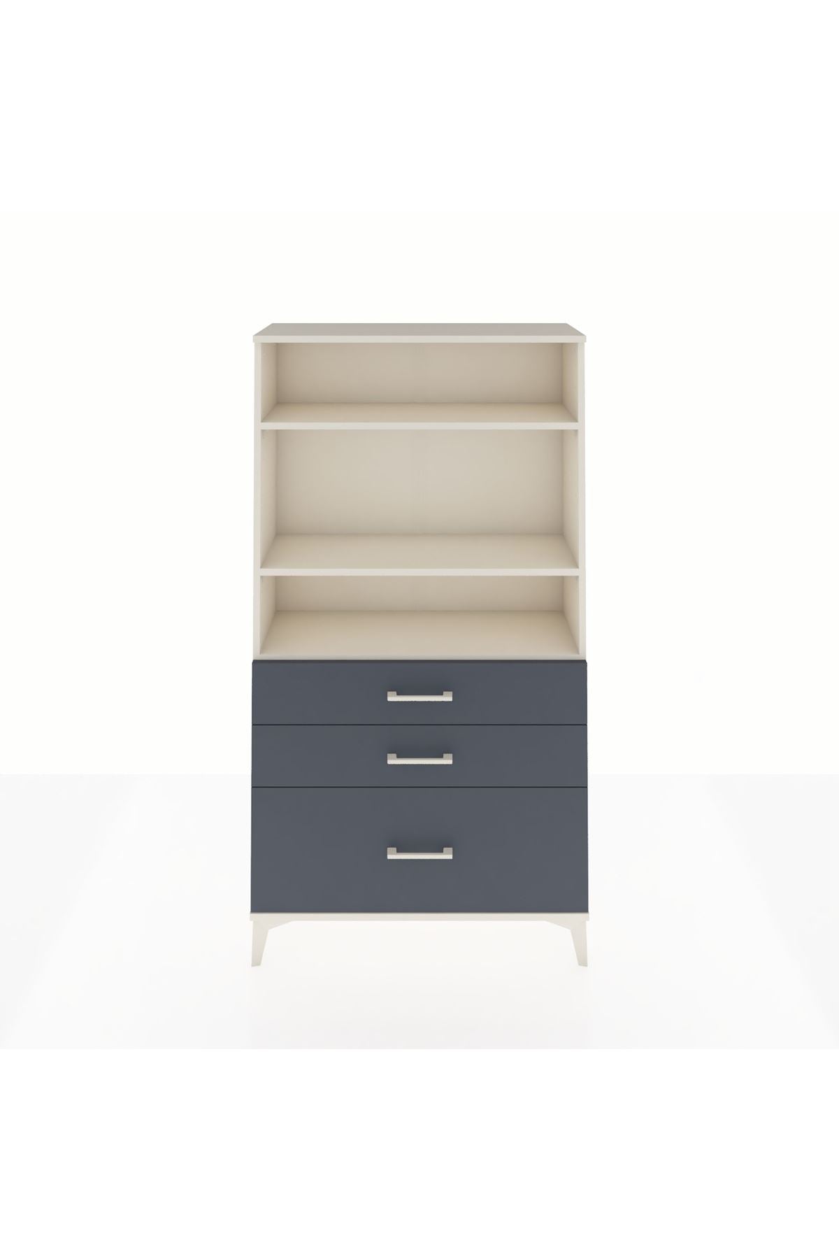 Arges Dolap 3 Raflı 3 Çekmeceli 88x30x163 - S21M006V2A