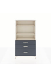 Arges Dolap 3 Raflı 3 Çekmeceli 88x30x163 - S21M006V2A