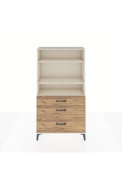 Arges Dolap 3 Raflı 3 Çekmeceli 88x30x163 - S21M006V3A
