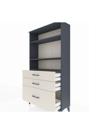 Arges Dolap 3 Raflı 3 Çekmeceli 88x30x163 - S21M006V4A