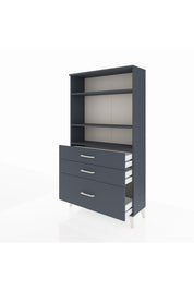 Arges Dolap 3 Raflı 3 Çekmeceli 88x30x163 - S21M006V5A