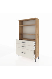 Arges Dolap 3 Raflı 3 Çekmeceli 88x30x163 - S21M006V7A