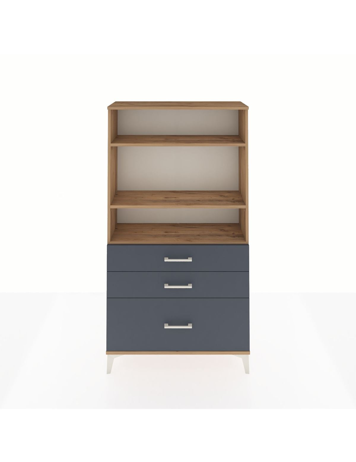 Arges Dolap 3 Raflı 3 Çekmeceli 88x30x163 - S21M006V8A