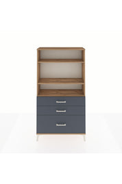 Arges Dolap 3 Raflı 3 Çekmeceli 88x30x163 - S21M006V8A