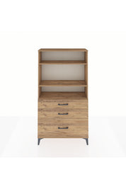 Arges Dolap 3 Raflı 3 Çekmeceli 88x30x163 - S21M006V9A