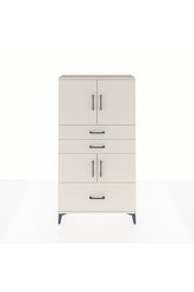 Arges Dolap 3 Raflı 3 Çekmeceli 4 Kapaklı 88x30x163 - S21M007V1A