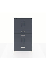 Arges Dolap 3 Raflı 3 Çekmeceli 4 Kapaklı 88x30x163 - S21M007V5A