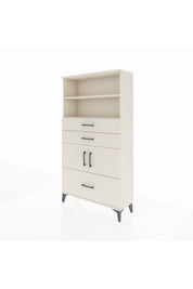 Arges Dolap 3 Raflı 3 Çekmeceli 2 Kapaklı 88x30x163 - S21M008V1A