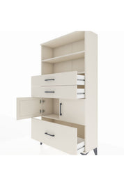 Arges Dolap 3 Raflı 3 Çekmeceli 2 Kapaklı 88x30x163 - S21M008V1A
