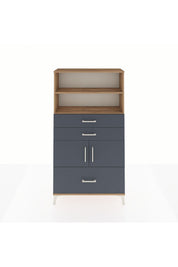 Arges Dolap 3 Raflı 3 Çekmeceli 2 Kapaklı 88x30x163 - S21M008V8A