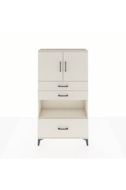 Arges Dolap 3 Raflı 3 Çekmeceli 2 Kapaklı 88x30x163 - S21M009V1A