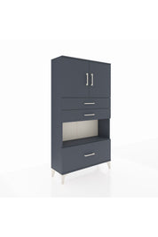 Arges Dolap 3 Raflı 3 Çekmeceli 2 Kapaklı 88x30x163 - S21M009V5A