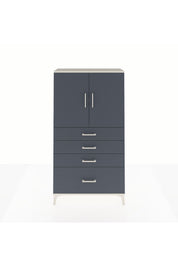 Arges Dolap 2 Raflı 4 Çekmeceli 2 Kapaklı 88x30x163 - S21M011V2A