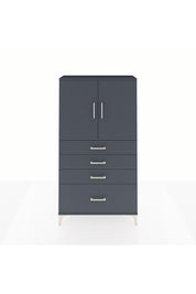 Arges Dolap 2 Raflı 4 Çekmeceli 2 Kapaklı 88x30x163 - S21M011V5A