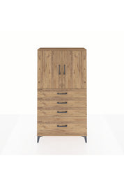 Arges Dolap 2 Raflı 4 Çekmeceli 2 Kapaklı 88x30x163 - S21M011V9A