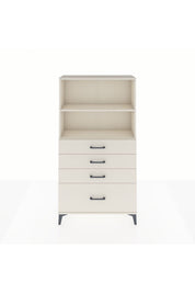 Arges Dolap 2 Raflı 4 Çekmeceli 88x30x163 - S21M012V1A