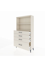 Arges Dolap 2 Raflı 4 Çekmeceli 88x30x163 - S21M012V1A