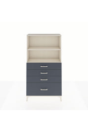 Arges Dolap 2 Raflı 4 Çekmeceli 88x30x163 - S21M012V2A