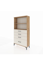 Arges Dolap 2 Raflı 4 Çekmeceli 88x30x163 - S21M012V7A