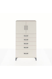 Arges Dolap 2 Raflı 5 Çekmeceli 2 Kapaklı 88x30x163 - S21M013V1A