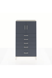 Arges Dolap 2 Raflı 5 Çekmeceli 2 Kapaklı 88x30x163 - S21M013V2A