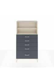 Arges Dolap 2 Raflı 5 Çekmeceli 88x30x163 - S21M014V2A