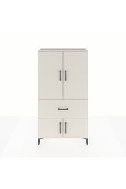 Arges Dolap 3 Raflı Tek Çekmeceli 4 Kapaklı 88x30x163 - S21M015V1A