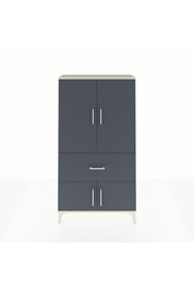 Arges Dolap 3 Raflı Tek Çekmeceli 4 Kapaklı 88x30x163 - S21M015V2A