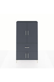 Arges Dolap 3 Raflı Tek Çekmeceli 4 Kapaklı 88x30x163 - S21M015V5A