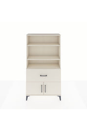 Arges Dolap 3 Raflı Tek Çekmeceli 2 Kapaklı 88x30x163 - S21M016V1A