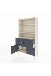 Arges Dolap 3 Raflı Tek Çekmeceli 2 Kapaklı 88x30x163 - S21M016V2A