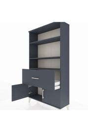 Arges Dolap 3 Raflı Tek Çekmeceli 2 Kapaklı 88x30x163 - S21M016V5A