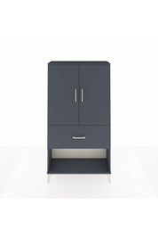 Arges Dolap 3 Raflı Tek Çekmeceli 2 Kapaklı 88x30x163 - S21M017V5A