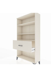 Arges Dolap 3 Raflı Tek Çekmeceli 88x30x163 - S21M018V1A