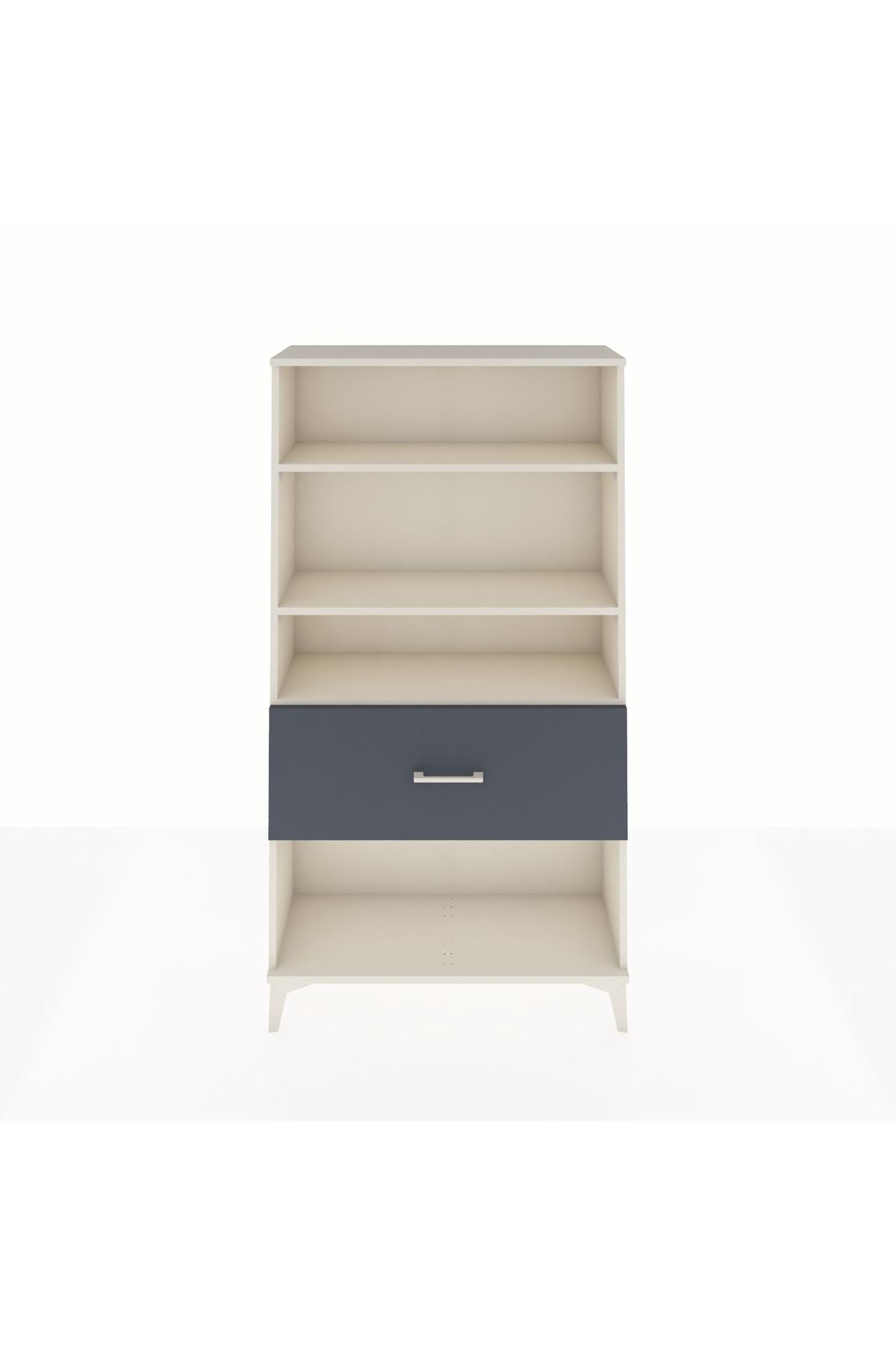 Arges Dolap 3 Raflı Tek Çekmeceli 88x30x163 - S21M018V2A